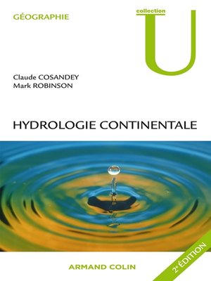 cover image of Hydrologie continentale